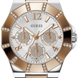 Guess Damklocka GW0616L3 Sport Silverfärgad/Roséguldstonat stål