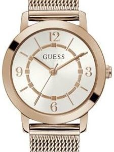 Guess Damklocka GW0666L3 Melody Silverfärgad/Roséguldstonat stål