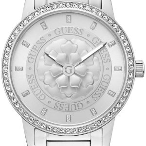 Guess Damklocka GW0747L1 Petal Silverfärgad/Stål Ø36 mm