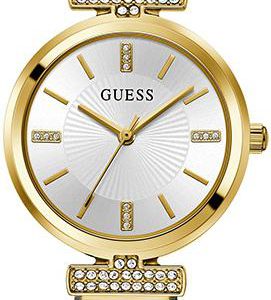 Guess Damklocka GW0762L5 Array Silverfärgad/Gulguldtonat stål Ø28