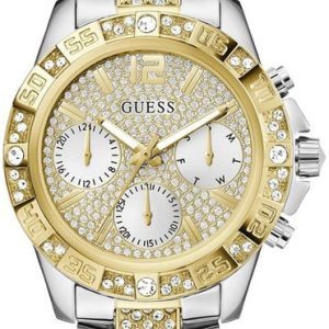 Guess Damklocka GW0771L3 Majesty Silverfärgad/Gulguldtonat stål