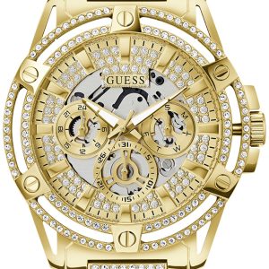 Guess Herrklocka GW0497G2 Classic Guldtonad/Gulguldtonat stål Ø48 mm