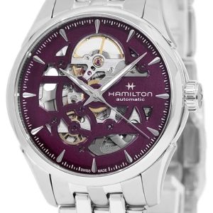 Hamilton Damklocka H32265101 Jazzmaster Skeleton Lila/Stål ⌀36 mm