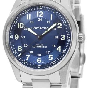 Hamilton Herrklocka H70205140 Khaki Field Blå/Titan ⌀38 mm