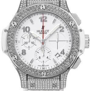 Hublot Damklocka 342.SE.230.RW.174 Big Bang Vit/Gummi ⌀41 mm