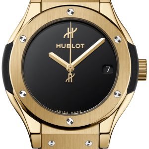 Hublot Damklocka 581.VX.1230.RX.MDM Classic Fusion Grå/Gummi ⌀33 mm