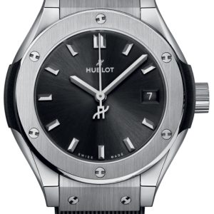 Hublot Damklocka 591.NX.1470.RX Classic Fusion Svart/Gummi Ø29 mm