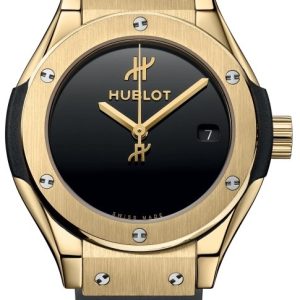 Hublot Damklocka 591.VX.1230.RX.MDM Classic Fusion Svart/Gummi Ø29 mm