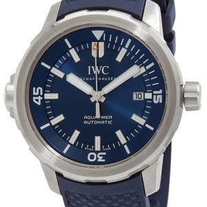 IWC Herrklocka IW328801 Aquatimer Blå/Gummi Ø42 mm