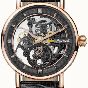 Ingersoll Herrklocka I00403B The Herald Grå/Läder ⌀40 mm