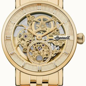 Ingersoll Herrklocka I00408 The Herald Guld/Gulguldtonat stål ⌀40 mm