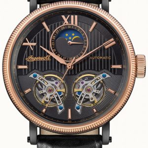 Ingersoll Herrklocka I09601 Svart/Läder ⌀45 mm