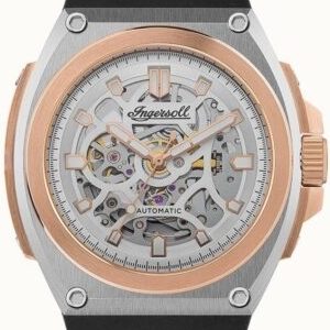Ingersoll Herrklocka I11703 The Motion Silverfärgad/Gummi ⌀50.5 mm