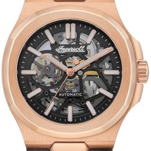 Ingersoll Herrklocka I12505 The Catalina Svart/Läder ⌀44 mm