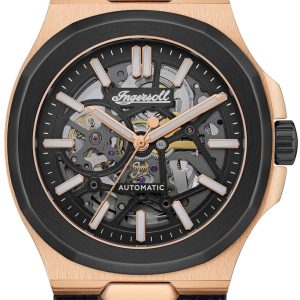 Ingersoll Herrklocka I12506 The Catalina Svart/Läder ⌀44 mm