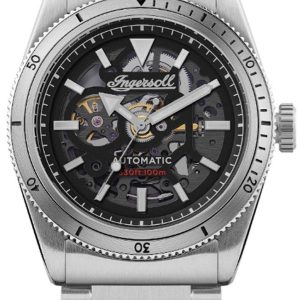 Ingersoll Herrklocka I13901 The Scovill Svart/Läder ⌀43 mm