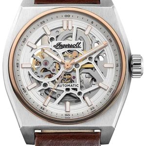 Ingersoll Herrklocka I14302 The Vert Silverfärgad/Läder ⌀43 mm