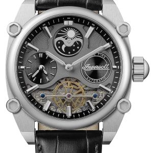 Ingersoll Herrklocka I15402 The Varsity Silverfärgad/Läder ⌀45 mm
