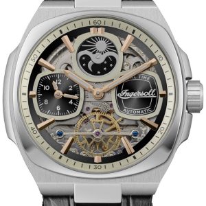 Ingersoll Herrklocka I15801 The Spirit Svart/Läder