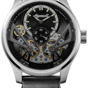 Ingersoll Herrklocka I16101 The Naismith Svart/Läder ⌀46 mm