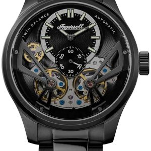 Ingersoll Herrklocka I16102 The Naismith Svart/Stål ⌀46 mm