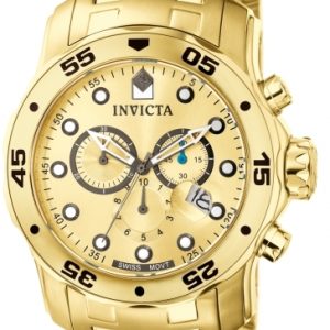 Invicta Herrklocka 0074 Pro Diver Guld/Stål Ø48 mm