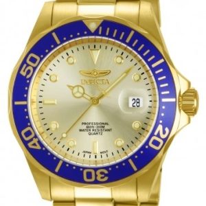 Invicta Herrklocka 14124 Pro Diver Guld/Gulguldtonat stål Ø40 mm