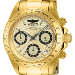 Invicta Herrklocka 14931 Speedway Guld/Gulguldtonat stål Ø37 mm