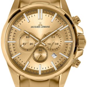 Jacques Lemans Herrklocka 1-2119I Liverpool Guld/Gulguldtonat stål