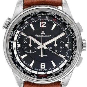 Jaeger LeCoultre Herrklocka 905T471 Polaris Svart/Läder Ø44 mm