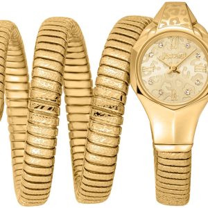 Just Cavalli Damklocka JC1L271M0025 Ravenna Guld/Gulguldtonat stål