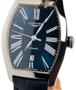 Longines Damklocka L2.142.4.60.2 Evidenza Grön/Läder