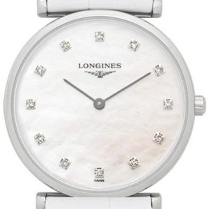 Longines Damklocka L4.512.4.87.0 La Grande Classique De Vit/Läder