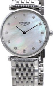 Longines Damklocka L4.512.4.87.6 Grande Classique Vit/Stål Ø29 mm