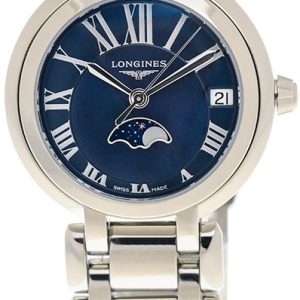 Longines Damklocka L8.115.4.91.6 Primaluna Blå/Stål Ø30.5 mm