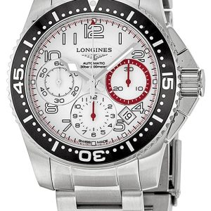 Longines Herrklocka L3.696.4.13.6 HydroConquest Vit/Stål Ø41 mm