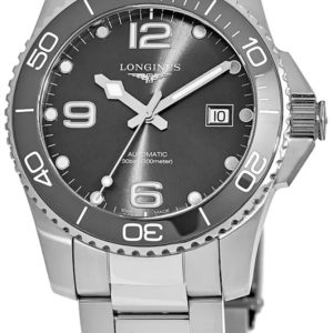 Longines Herrklocka L3.781.4.76.6 Hydroconquest Grå/Stål Ø41 mm