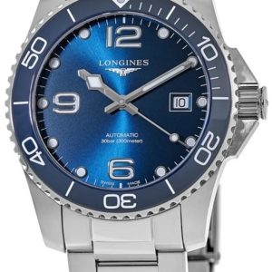 Longines Herrklocka L3.781.4.96.6 Hydroconquest Blå/Stål Ø41 mm