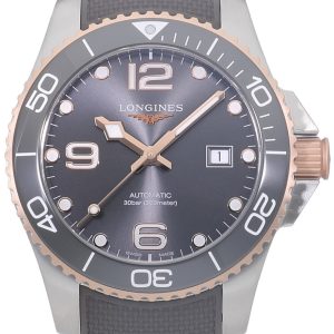 Longines Herrklocka L3.782.3.78.9 HydroConquest Grå/Gummi ⌀43 mm