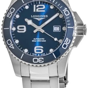 Longines Herrklocka L3.782.4.96.6 Hydroconquest Blå/Stål Ø43 mm