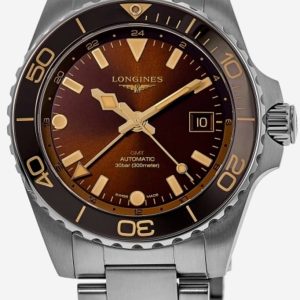 Longines Herrklocka L3.790.4.66.6 Hydroconquest Brun/Stål Ø41 mm