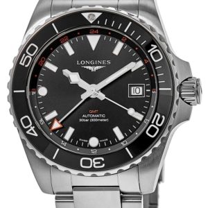 Longines Herrklocka L3.890.4.56.6 Hydroconquest Svart/Stål Ø43 mm