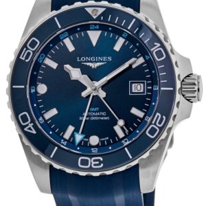Longines Herrklocka L3.890.4.96.9 Hydroconquest Blå/Gummi Ø43 mm
