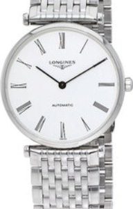 Longines Herrklocka L4.908.4.11.6 Grande Classique Vit/Stål Ø36 mm