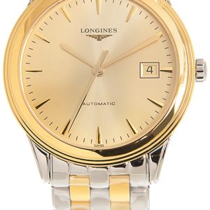 Longines Herrklocka L4.974.3.32.7 Flagship Guld/Gulguldtonat stål