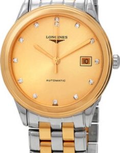 Longines Herrklocka L4.974.3.37.7 Flagship Guld/Gulguldtonat stål