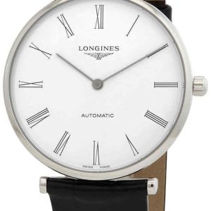Longines L4.918.4.11.2 La Grande Classique De Vit/Läder Ø38 mm