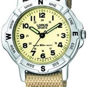 Lorus Damklocka RRS07QX Beige/Textil Ø32 mm