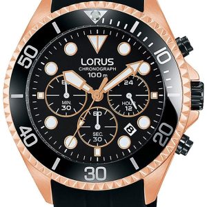 Lorus Herrklocka RT322GX9 Sports Svart/Gummi Ø43 mm