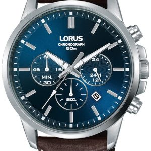 Lorus Herrklocka RT389GX9 Sports Blå/Läder Ø44 mm